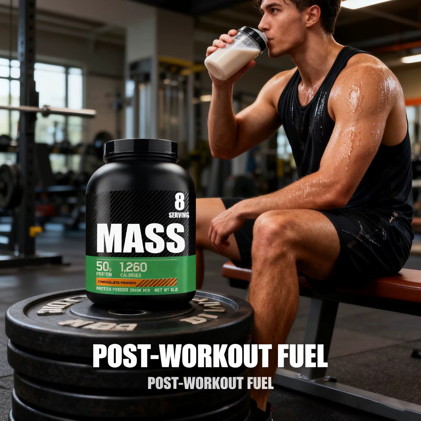 Serious Mass Gainer – 2.7kg | 50g Protein & 1,260 Calories | Halal Certified